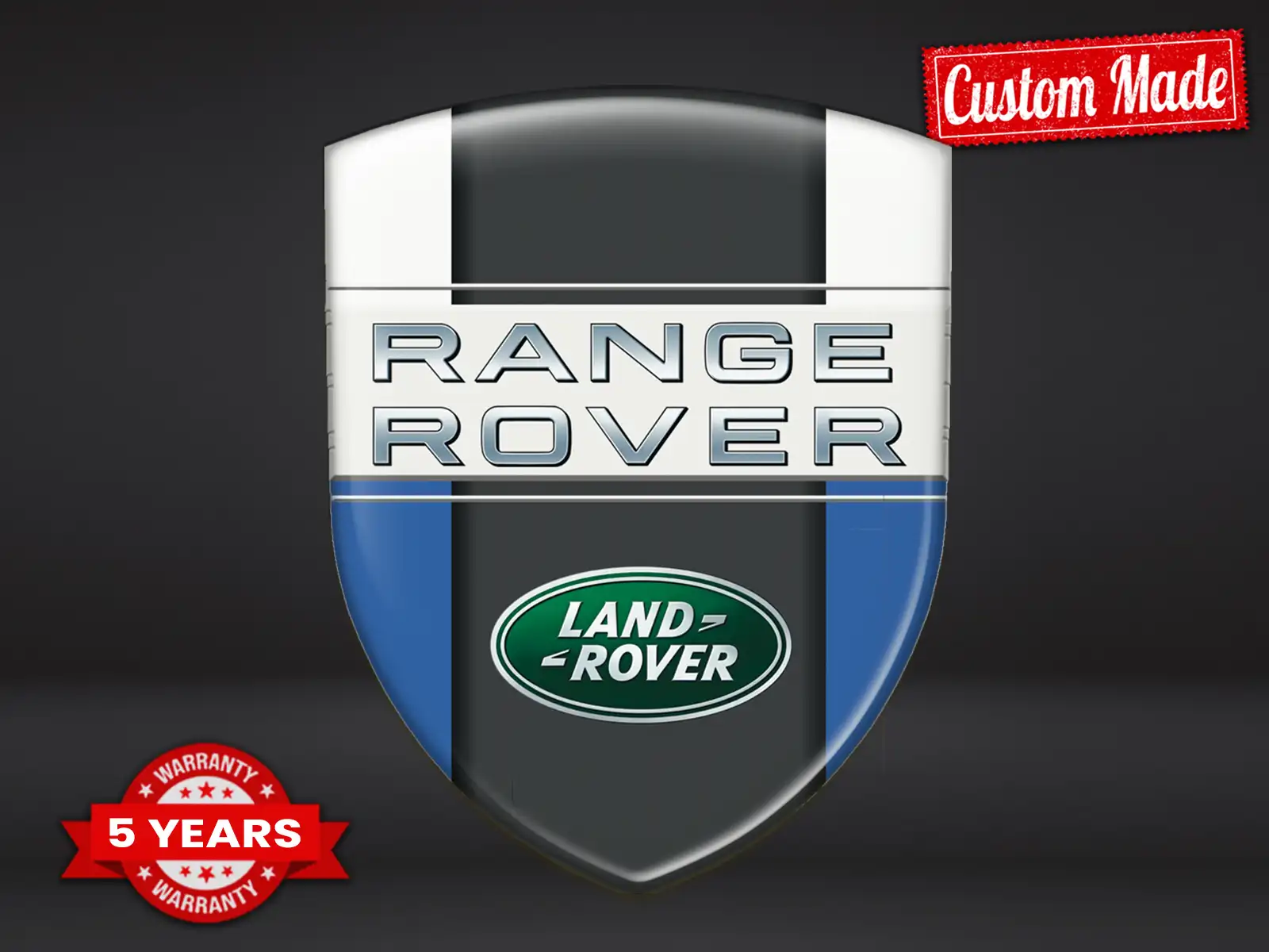 Land Rover Doming Autoschilder Pro Max Robust Modern Stilvoll